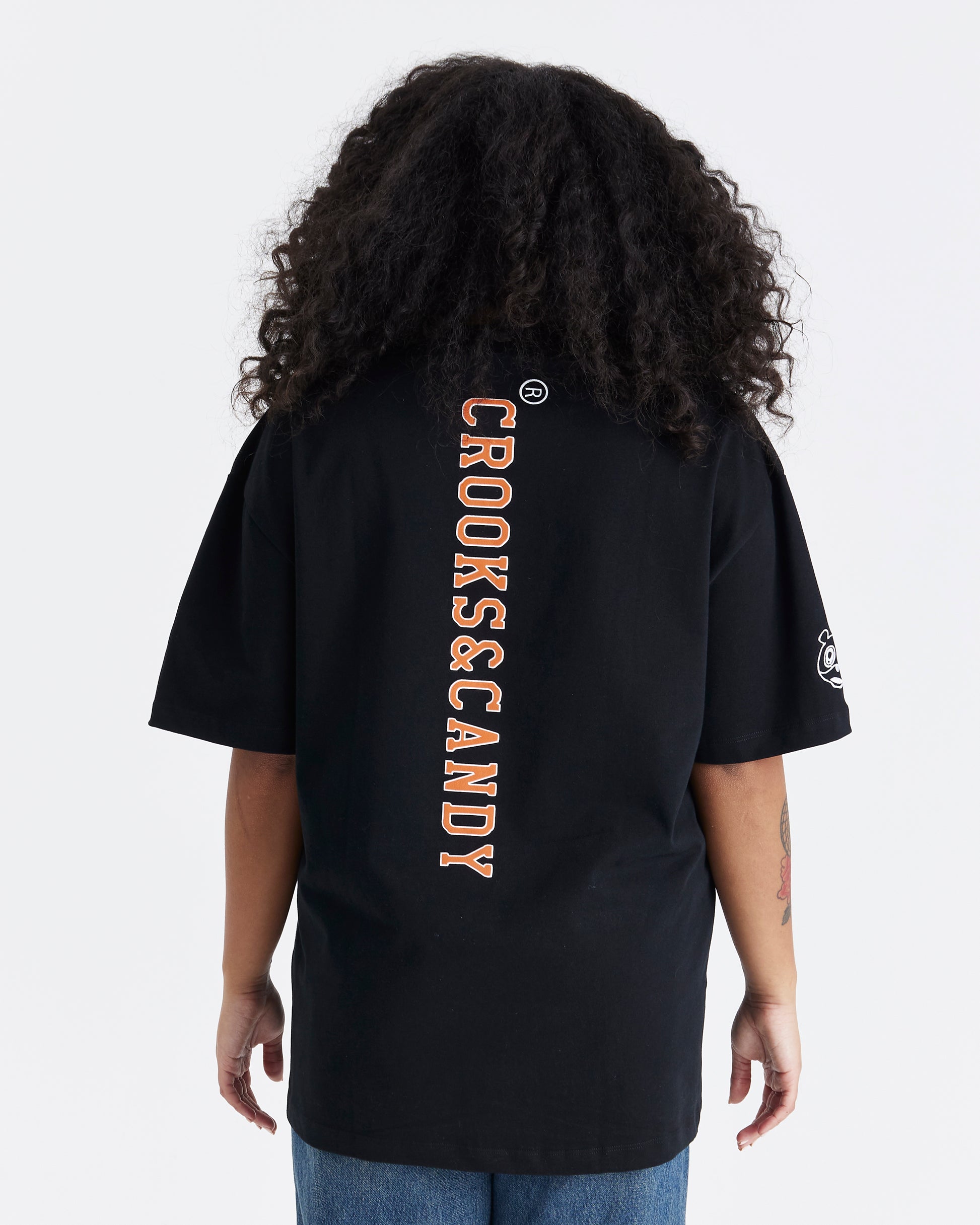 Crooks and Candy Vertical Oversized T-Shirt