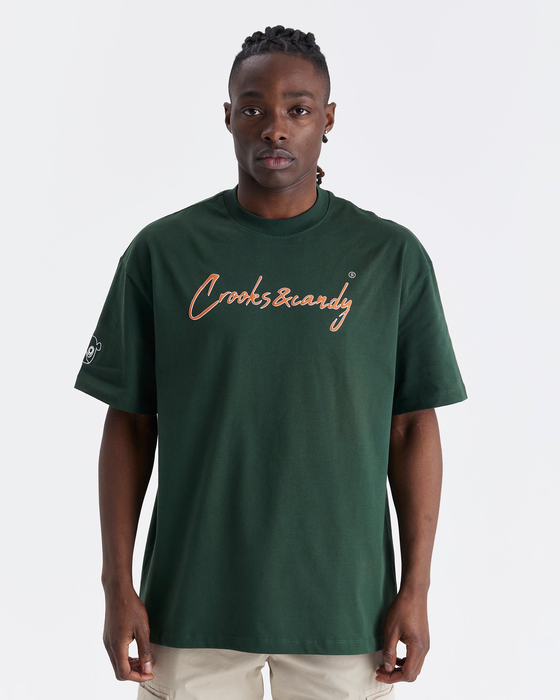 Crooks and Candy Vertical Oversized T-Shirt