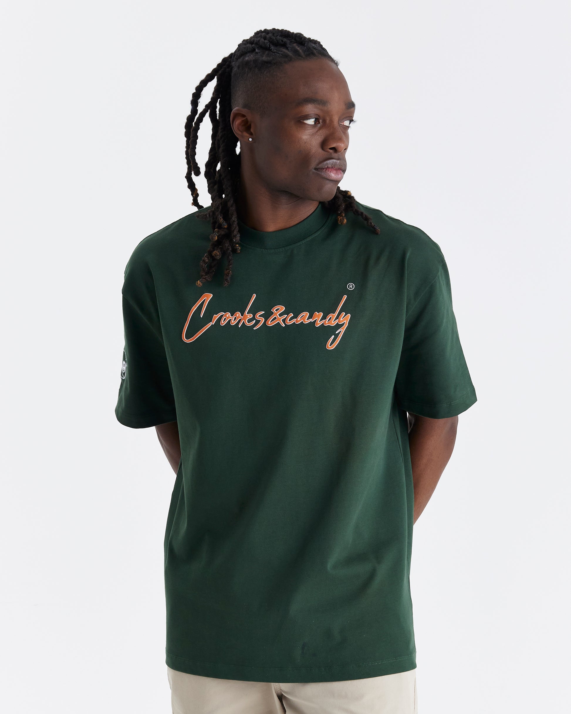 Crooks and Candy Vertical Oversized T-Shirt