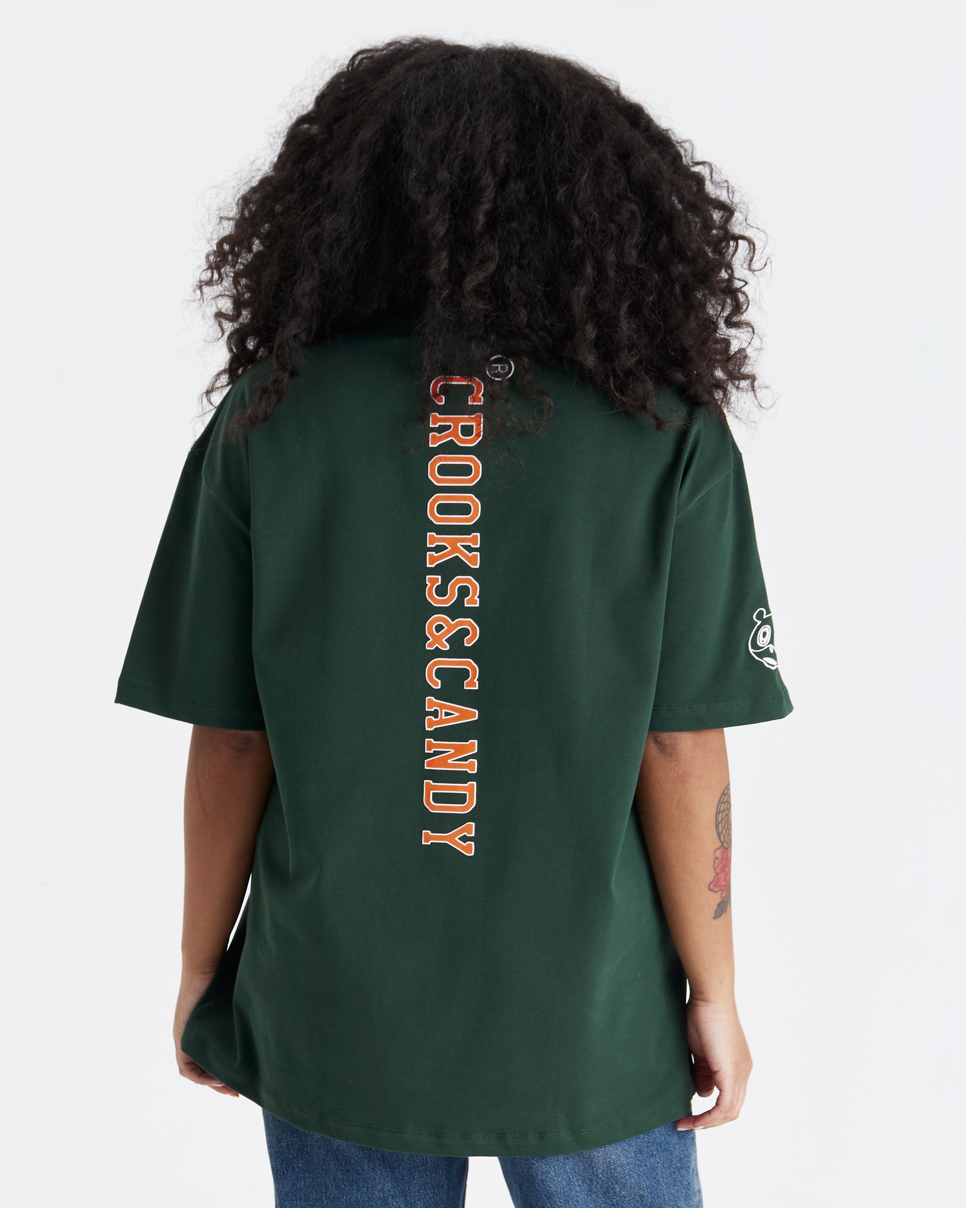 Crooks and Candy Vertical Oversized T-Shirt