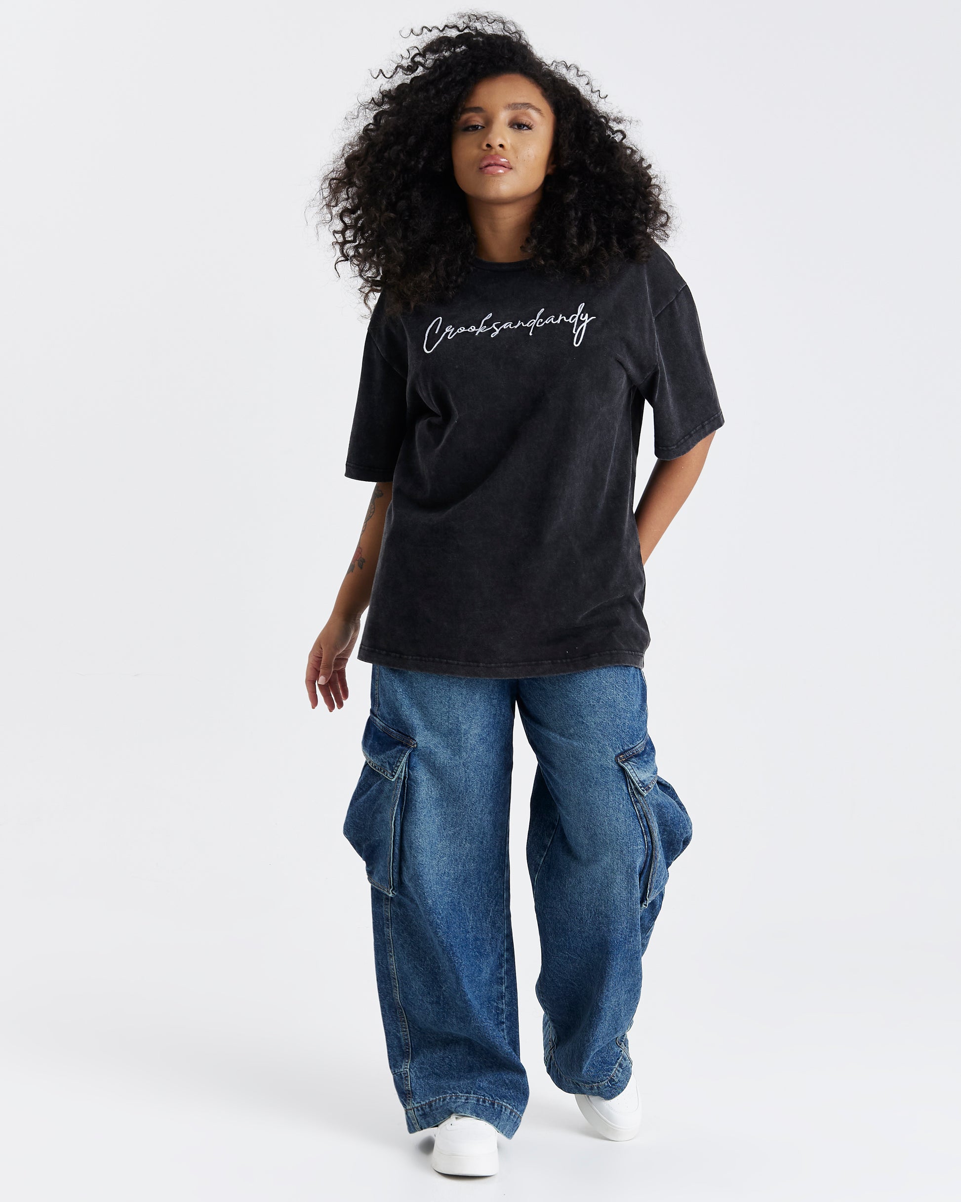 Crooks and Candy Vintage Oversized T-Shirt
