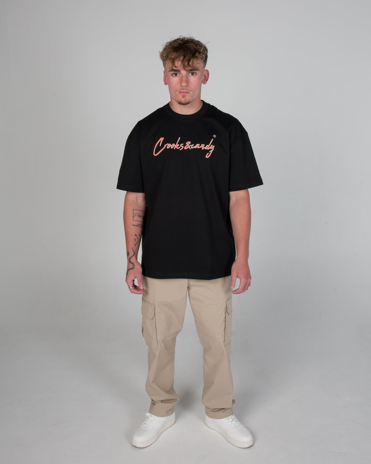 Crooks and Candy Vertical Oversized T-Shirt