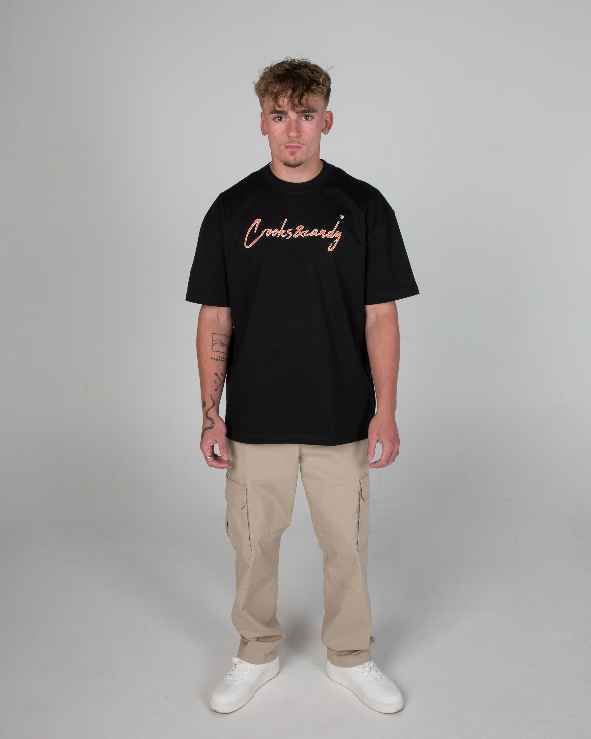 Crooks and Candy Vertical Oversized T-Shirt