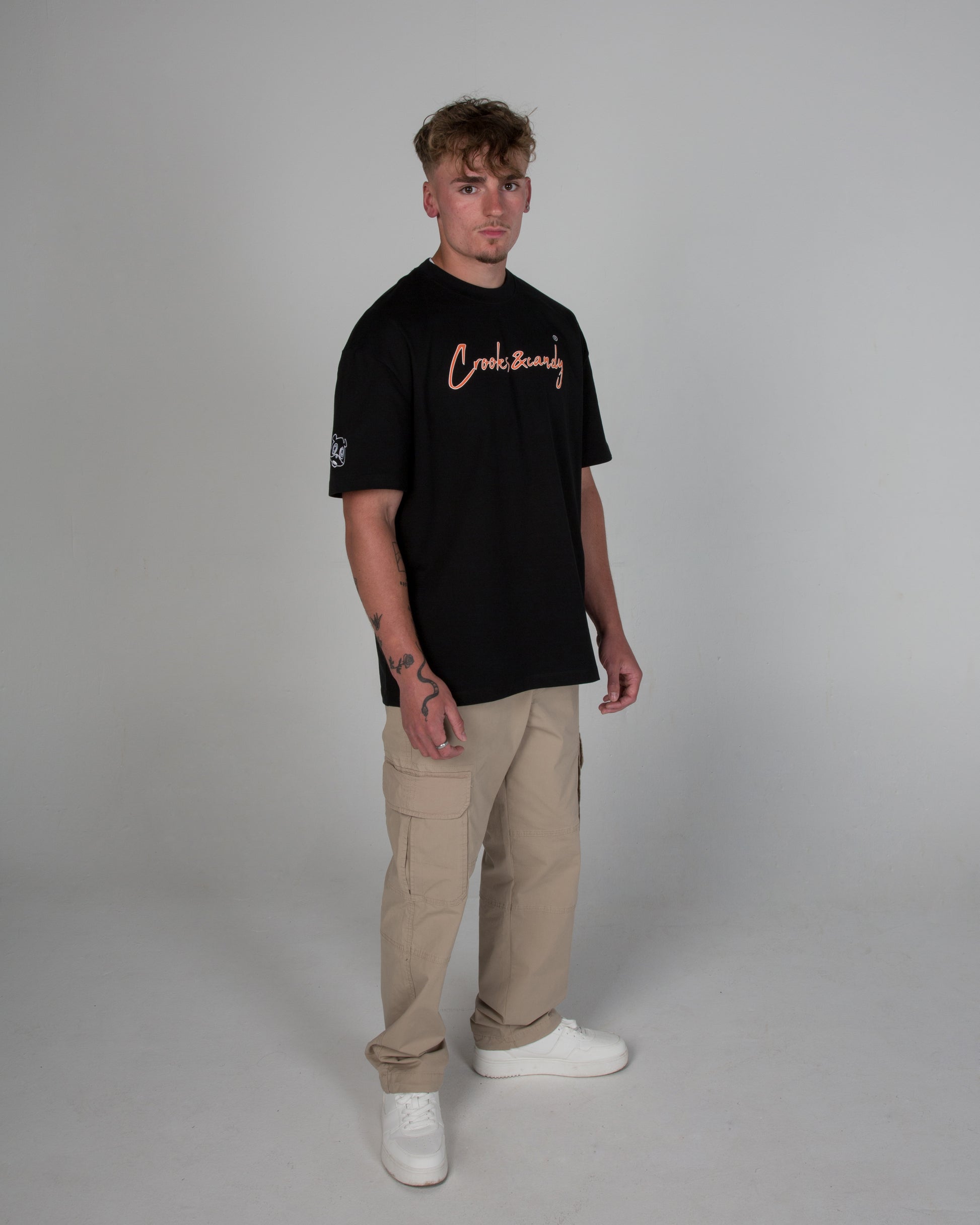 Crooks and Candy Vertical Oversized T-Shirt