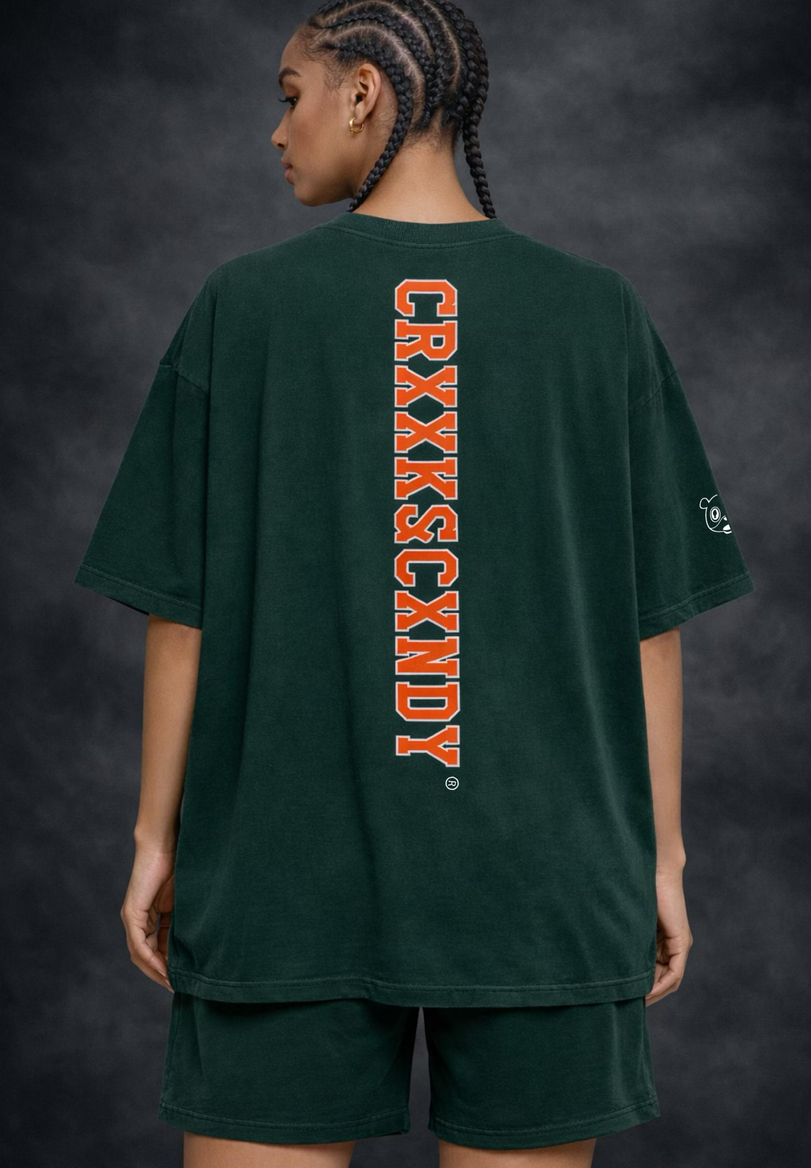 Crooks and Candy Vertical Oversized T-Shirt