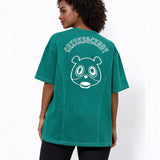 クルックス・アンド・キャンディ ヴィンテージ オーバーサイズ Tシャツ