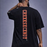 Crooks and Candy Vertical Oversized T-Shirt
