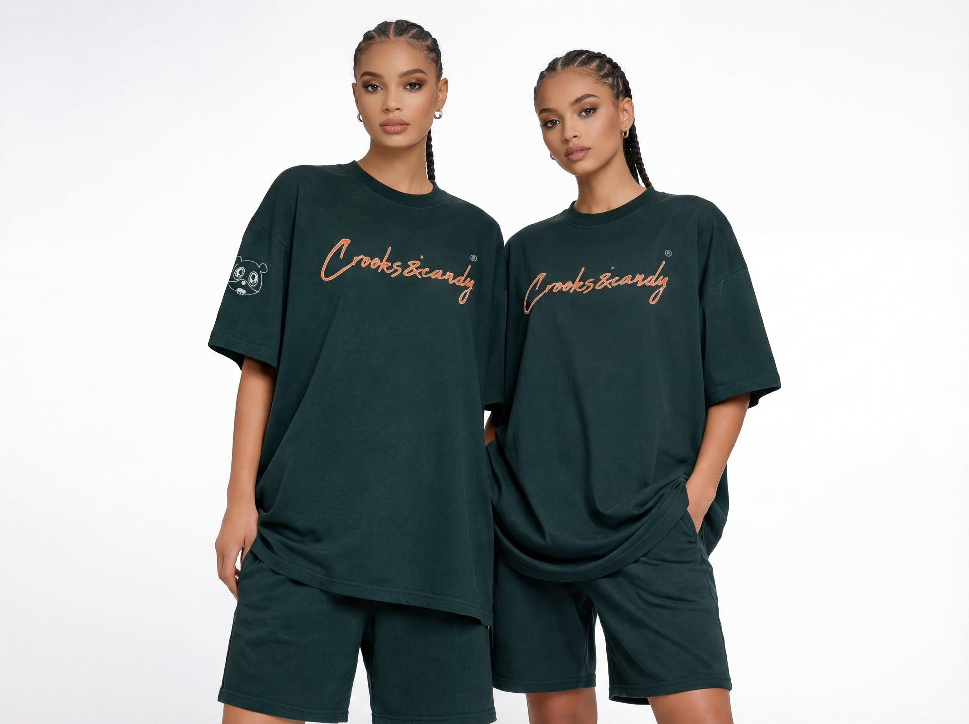 Crooks and Candy Vertical Oversized T-Shirt